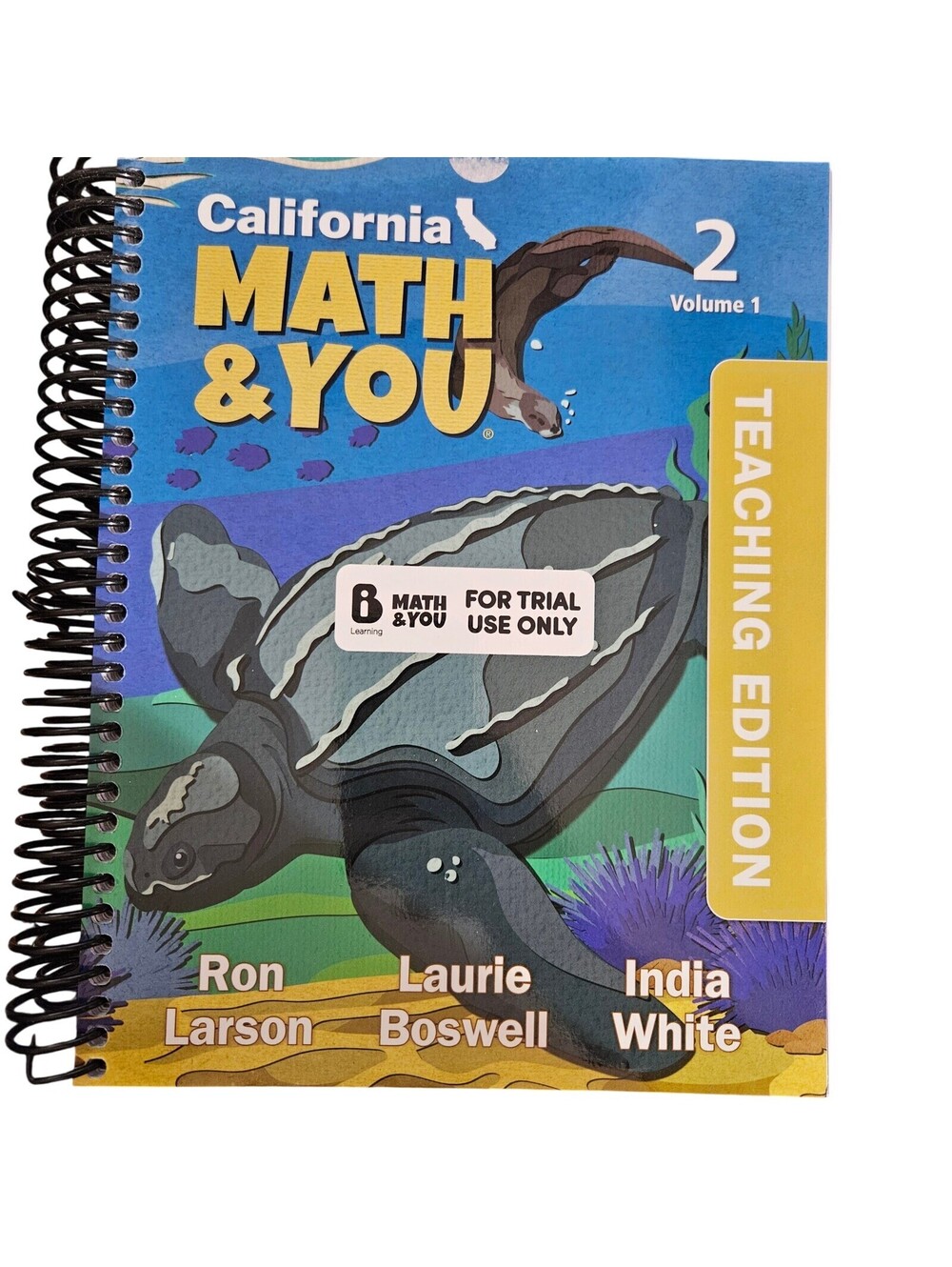 California Math & You Volume 1 Teaching Edition Homeschool Curriculum